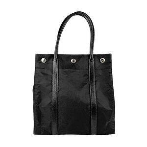 Prada black tote bag leather handles Shoulder Bag